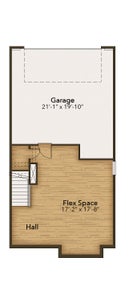 Basement. 2,293sf New Home in Morrisville, NC