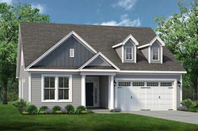 Elevation B. 1,938sf New Home in Lillington, NC