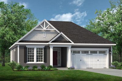 Elevation C. 1,938sf New Home in Lillington, NC