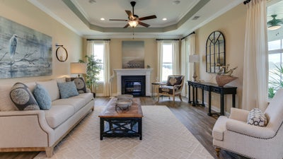 Great Room. The Shorebreak New Home in Angier, NC