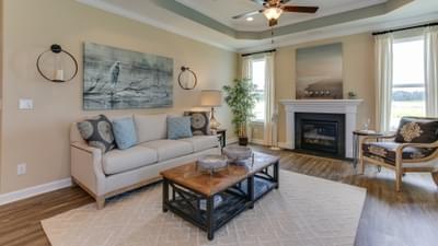 Great Room. 1,938sf New Home in Clayton, NC