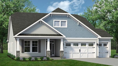 Elevation A. 2,390sf New Home in Little River, SC