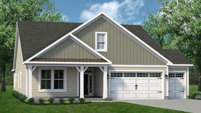Elevation B. 2,390sf New Home in Little River, SC