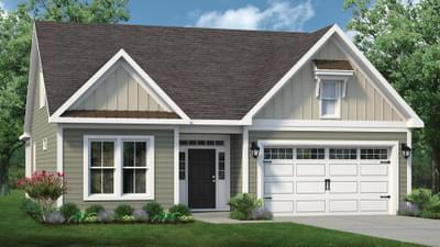 Elevation B. 1,714sf New Home in Little River, SC