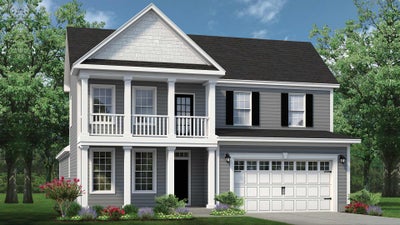 Elevation D. 2,704sf New Home in Myrtle Beach, SC