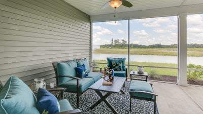 Rear Covered Porch. The Boardwalk New Home in Little River, SC