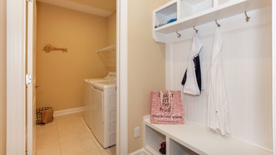 Drop Zone & Laundry Room. The Shorebreak New Home in Myrtle Beach, SC