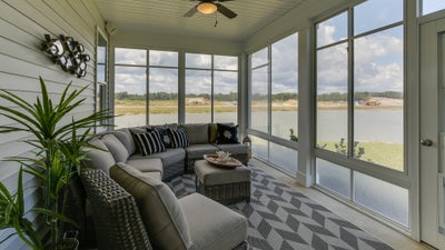 Rear Covered Porch. Little River, SC New Home