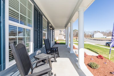 Front Porch. New Home in Chesapeake, VA