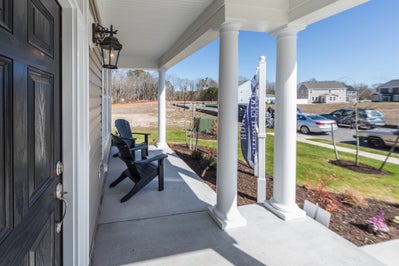 Front Porch. The Hatteras New Home in Suffolk, VA