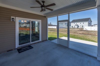Rear Covered Porch & Patio. 2,459sf New Home in Suffolk, VA