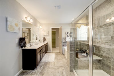 Owner's Bathroom. The Everest New Home in Chesapeake, VA