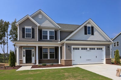 Exterior. The Sandalwood New Home in Chesapeake, VA