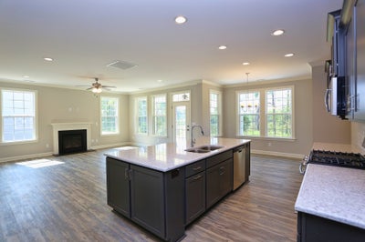 Kitchen & Great Room. The Sandalwood New Home in Chesapeake, VA