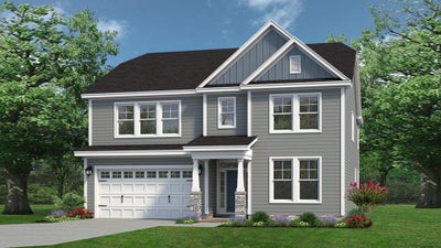 Elevation A. 3,351sf New Home in Moyock, NC