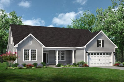 Elevation C. 2,470sf New Home in Hertford, NC