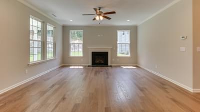 Great Room & Fireplace. Clayton, NC New Home