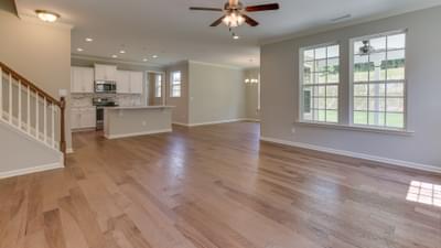 Great Room & Kitchen. New Home in Clayton, NC