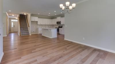 Dining Room & Kitchen. 2,475sf New Home in Clayton, NC