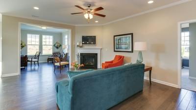 Great Room. 2,267sf New Home in Clayton, NC