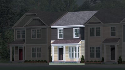 Elevation A. 1,722sf New Home in Raleigh, NC