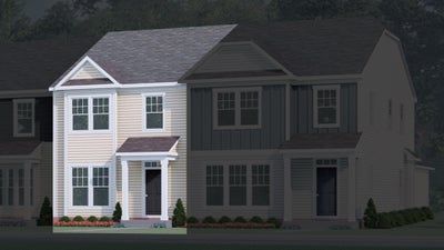 Elevation A. 1,822sf New Home in Raleigh, NC