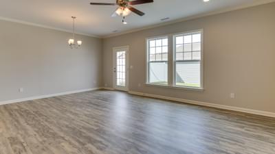 Great Room & Dining Room. New Home in Raleigh, NC
