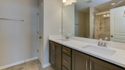 Owner’s Bathroom. 4br New Home in Raleigh, NC