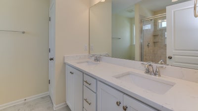 Owner's Bathroom. The Lemongrass New Home in Raleigh, NC