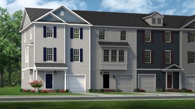Elevation A. 2,474sf New Home in Morrisville, NC