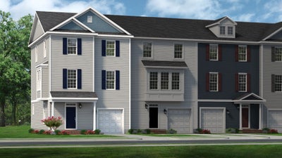 Elevation A. The Conrad New Home in Morrisville, NC