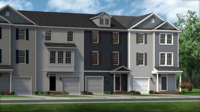 Elevation B. The Conrad New Home in Morrisville, NC