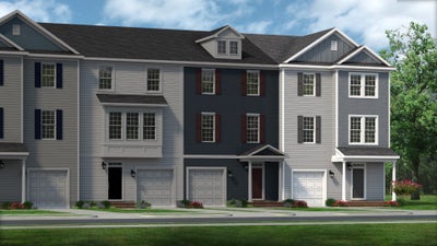 Elevation B. 2,474sf New Home in Morrisville, NC