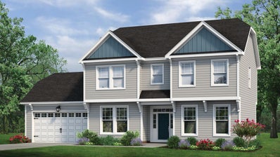 Elevation A. 2,503sf New Home in Knightdale, NC