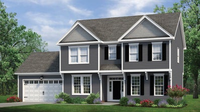 Elevation B. 2,503sf New Home in Knightdale, NC
