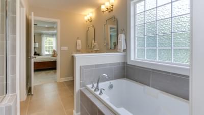 Owner's Bath. Highgate New Homes in Clayton, NC