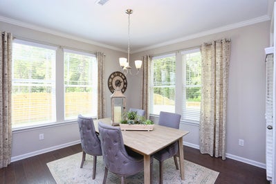 Breakfast Area. 2,666sf New Home in Clayton, NC