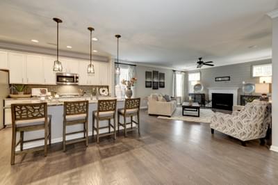 Kitchen & Great Room. 3,351sf New Home in Clayton, NC