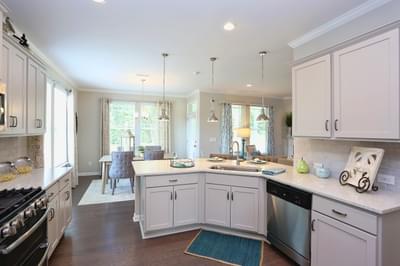 Kitchen & Breakfast Area. 2,656sf New Home in Clayton, NC