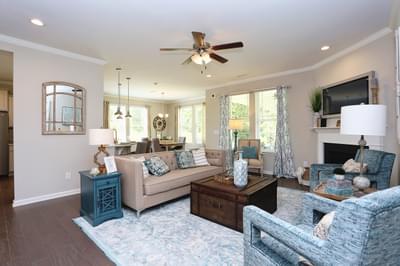 Great Room. 2,656sf New Home in Clayton, NC