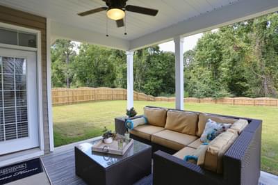 Rear Covered Porch. 2,676sf New Home in Clayton, NC