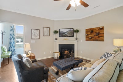 Great Room. 2,503sf New Home in Knightdale, NC