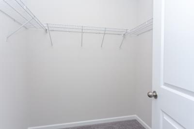Owners Suite Closet. New Home in Longs, SC