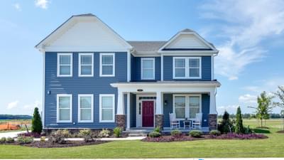 The Persimmon Exterior. Waterleigh New Homes in Moyock, NC
