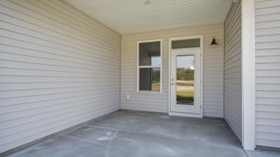 Rear Covered Porch. 2,048sf New Home in Little River, SC