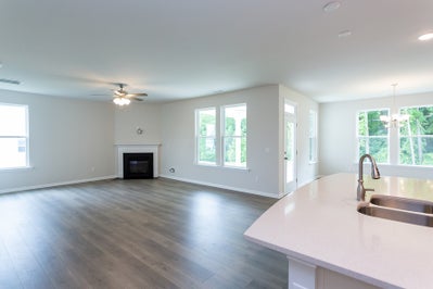Kitchen & Great Room. 2,146sf New Home in Clayton, NC