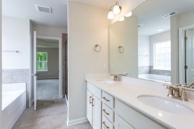 Owner’s Bathroom. 4br New Home in Clayton, NC