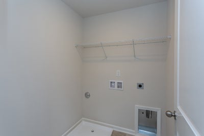 Laundry Room. The Willow New Home in Longs, SC