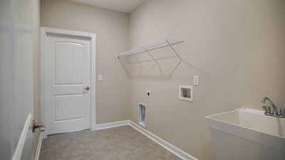Laundry Room. The Sand Dollar New Home in Myrtle Beach, SC