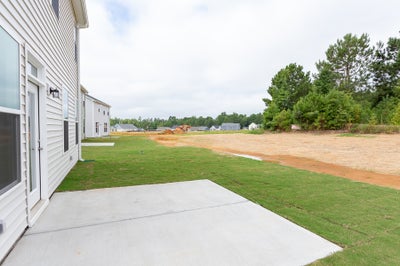 Rear Patio. 4br New Home in Angier, NC